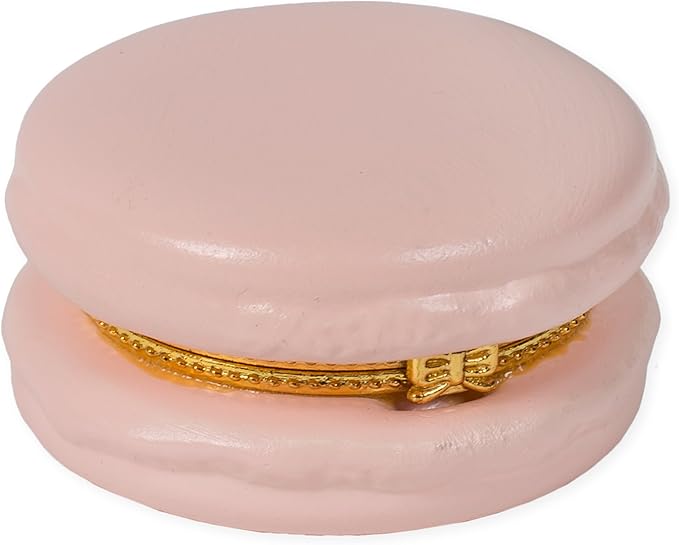 Two's Company Macaron Ceramic Limoge Style Trinket Boxes