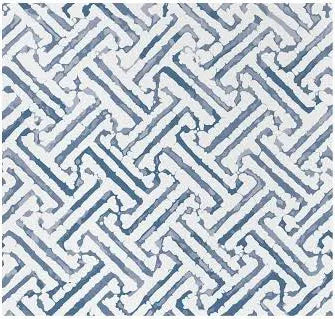 Papersoft Napkins Greek Key Blue Cocktail Napkins (Pack of 20)
