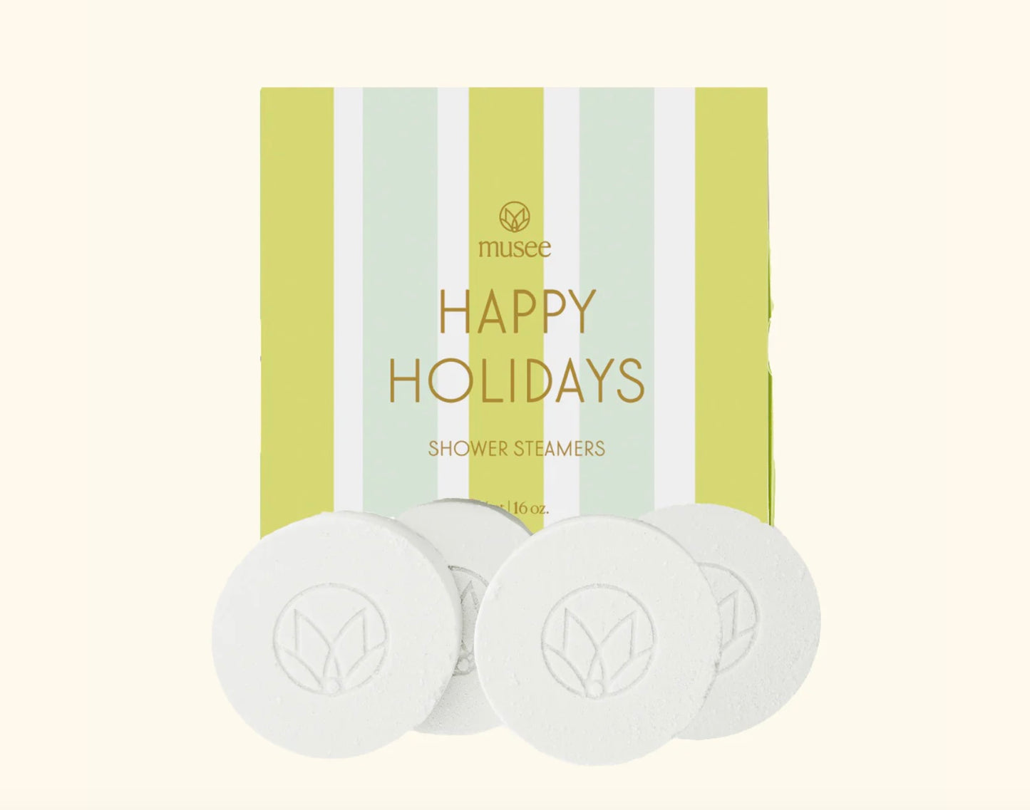 Happy Holidays Shower Steamers