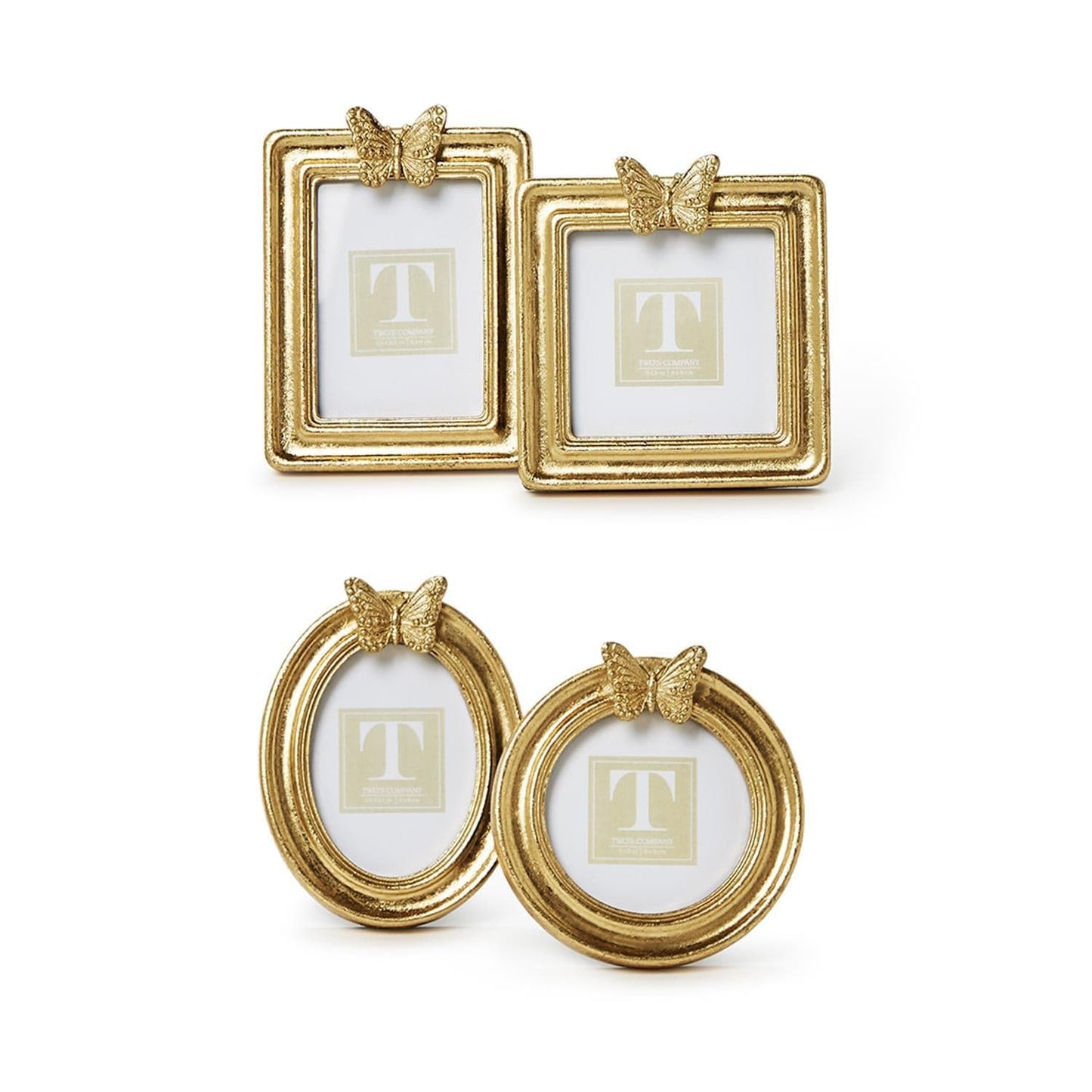 Golden Butterfly Photo Frames