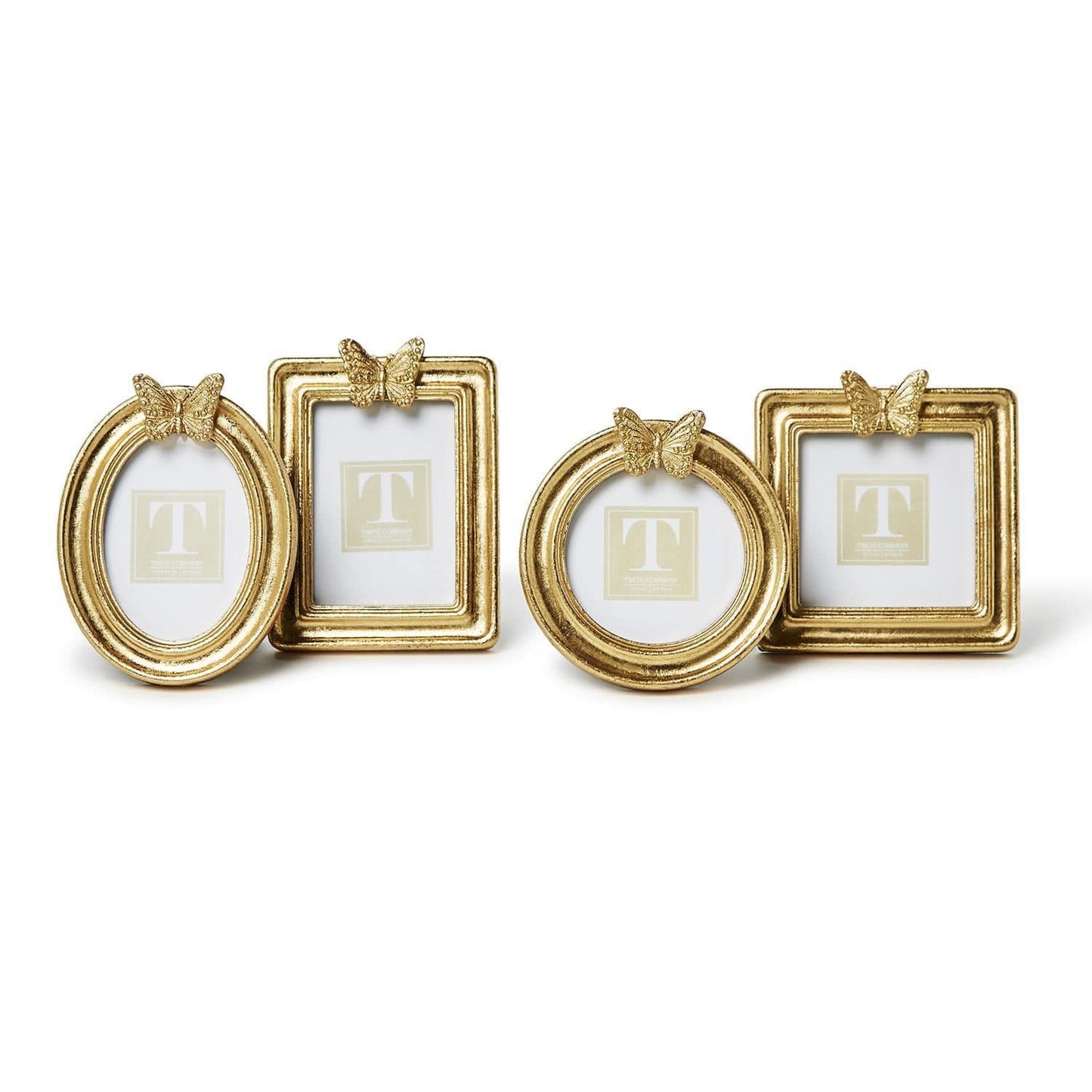 Golden Butterfly Photo Frames