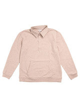 Men's Beige Collard Pullover