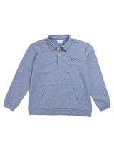 Men's Blue Collard Pullover