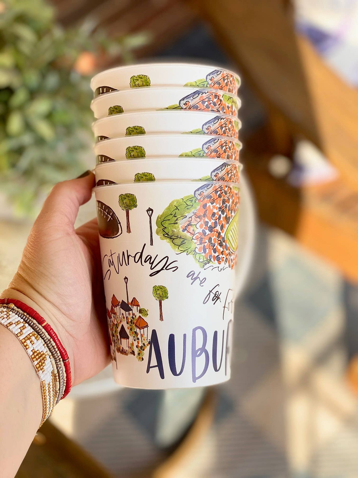 Auburn Reusable Party Cups