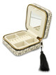 Simply Southern Tassel Jewelry Case-Black Bows