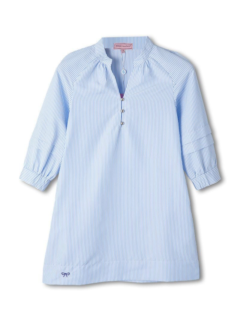 Simply Southern Blue and White Striped Dress