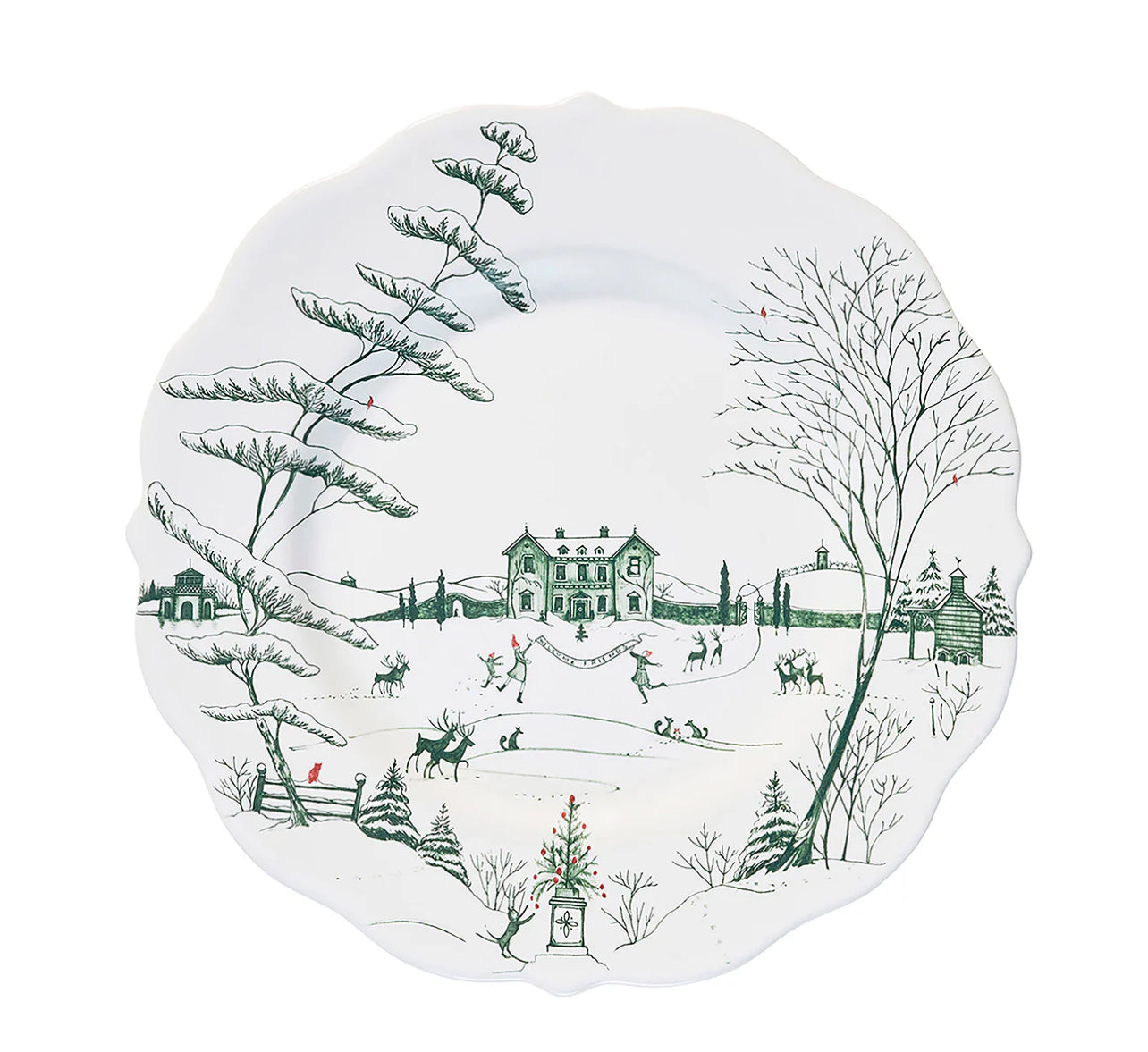 COUNTRY ESTATE

Winter Frolic Dinner Plate - Evergreen
