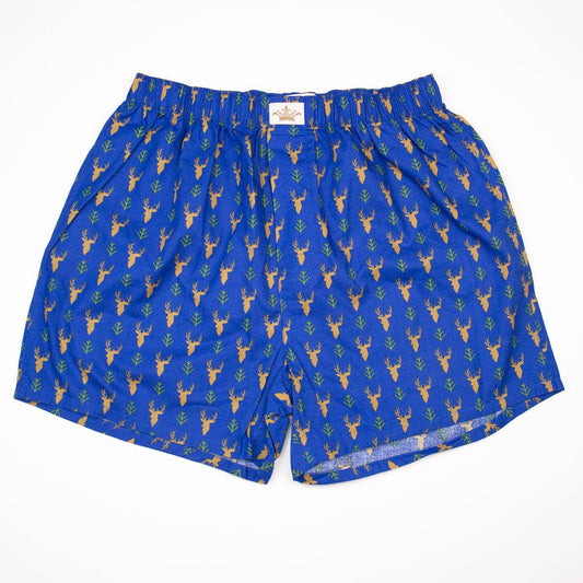 Men's Blue Deer Boxers