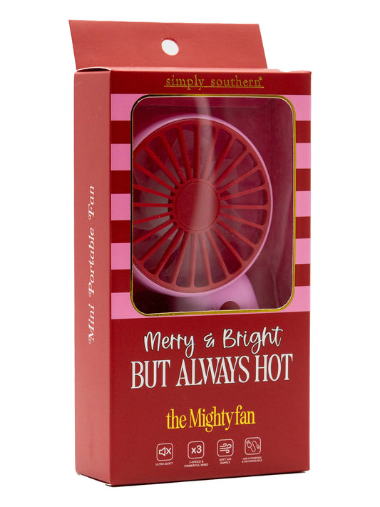 Merry & Bright But Always Hot Christmas Fan