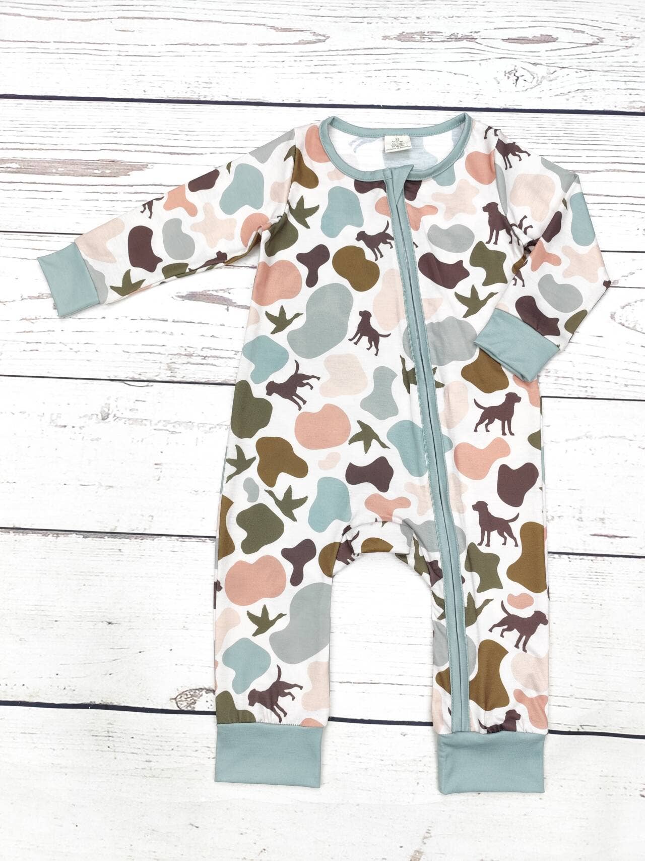 Duck Camouflage Bamboo Zip Sleeper