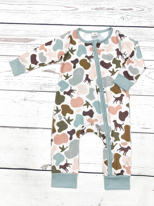 Duck Camouflage Bamboo Zip Sleeper