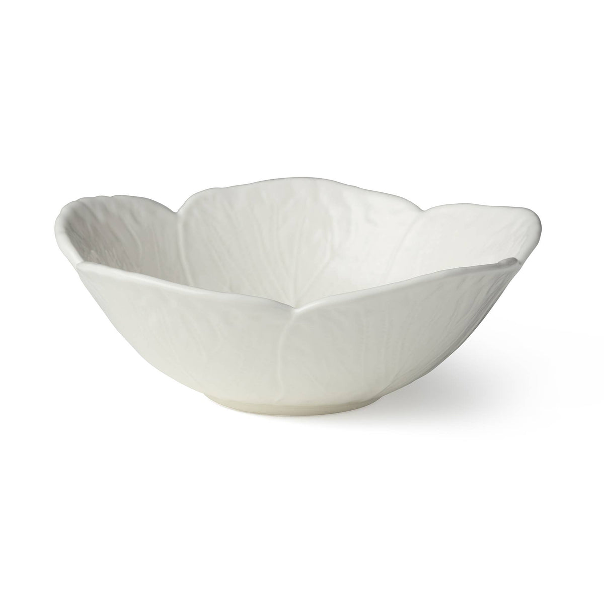 Le Jardin White Cabbage 3-D Cereal Bowl 8 in