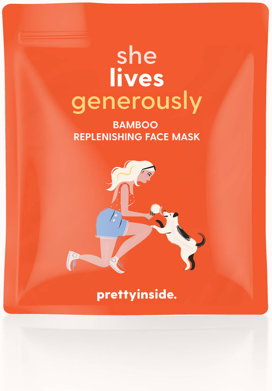 'She Lives Generously' Face Mask