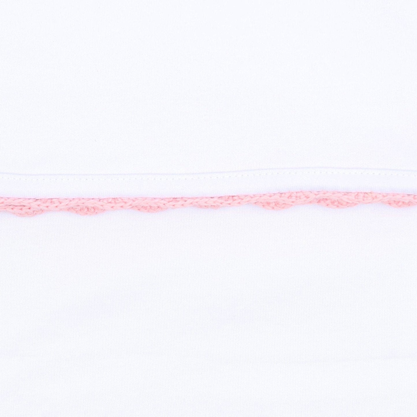 Converter Gown with Pink Crochet Trim