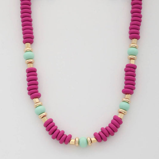 Wood Beaded Necklace