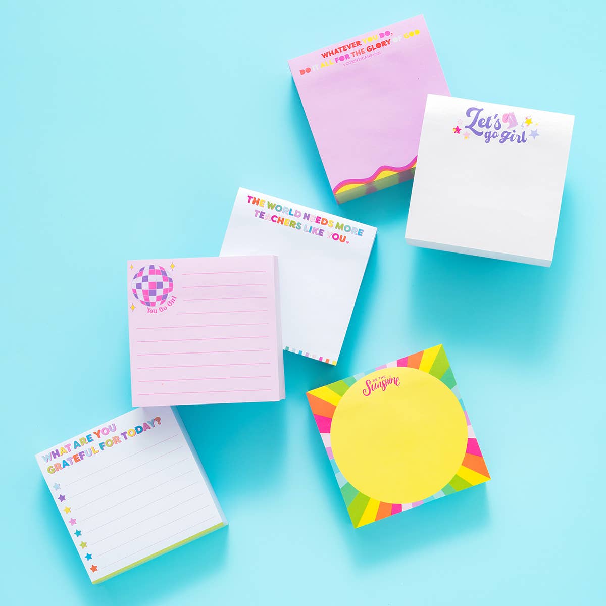 Sticky Notes Pad - "Be the Sunshine" - 300 Sheets
