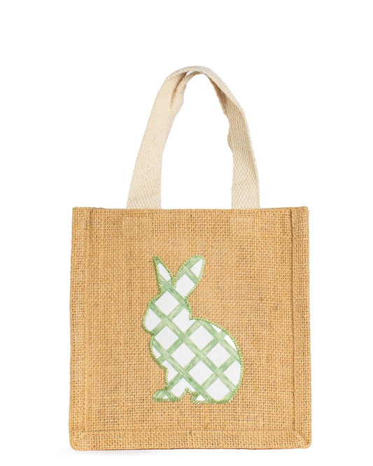 Watercolor Trellis Bunny Gift Bag