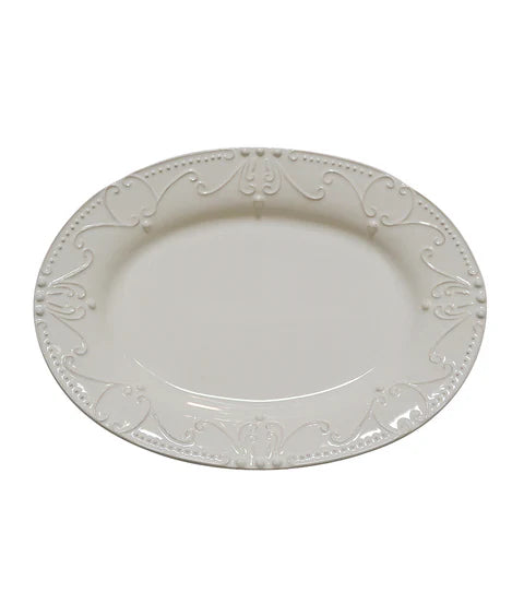 Skyros Isabella Oval Platter - Pure White