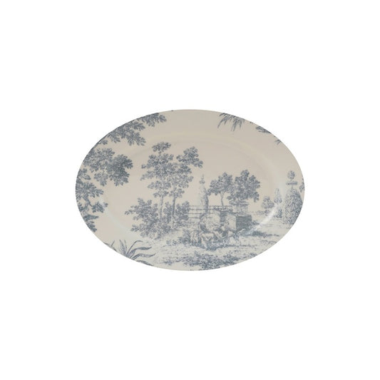 Blue and White Toile Platter