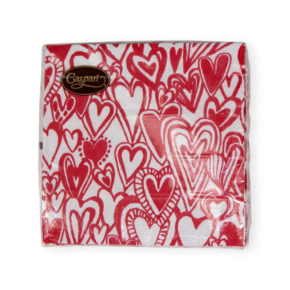 Caspari Groovy Love Cocktail Napkins