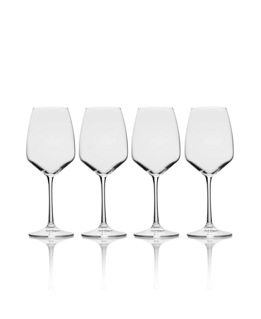 Mikasa Lana Balloon Red Wine Glasses Set of 4