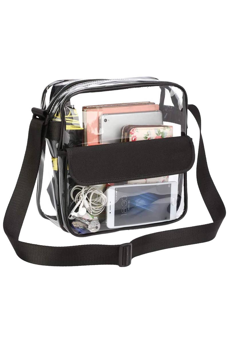 Clear Cube Crossbody Purse Bag