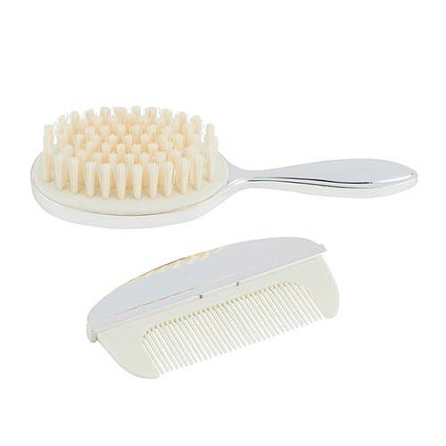 Silver Brush & Comb Baby Keepsake