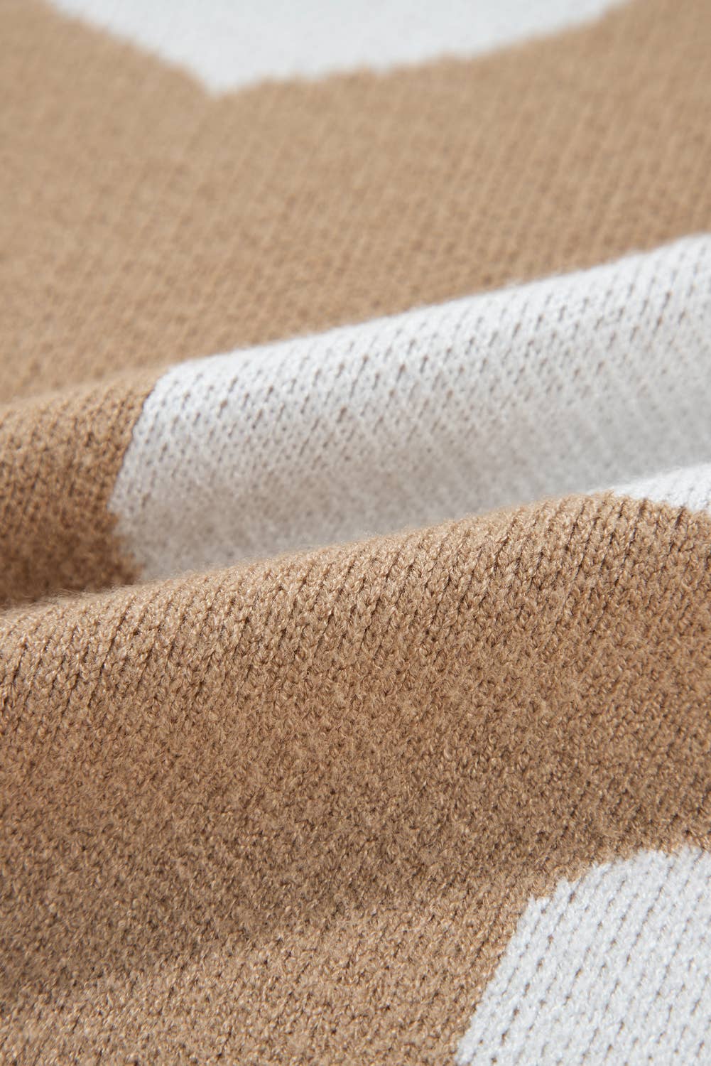 Tan Heart Sweater