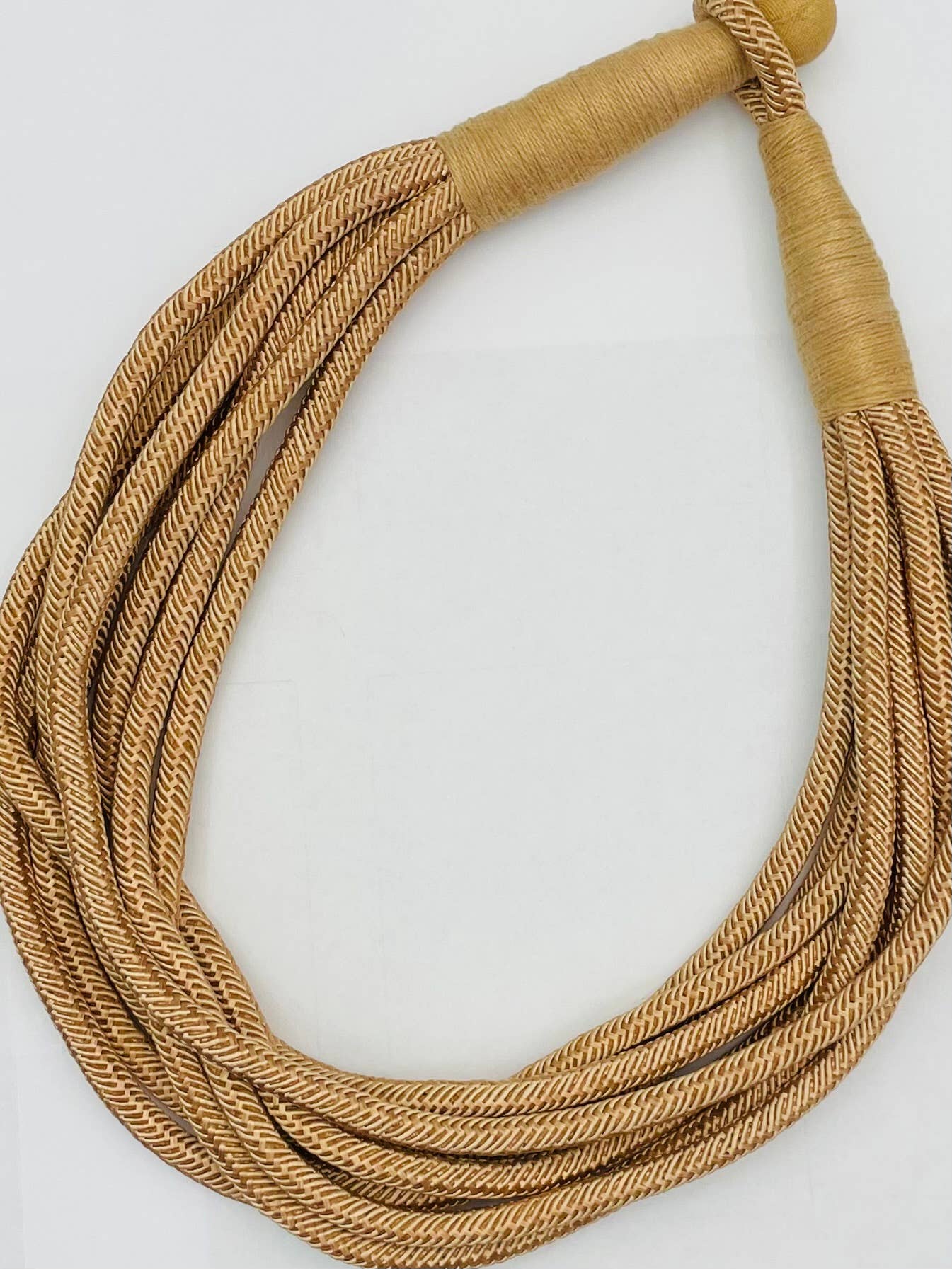 Rope Necklace in Tan