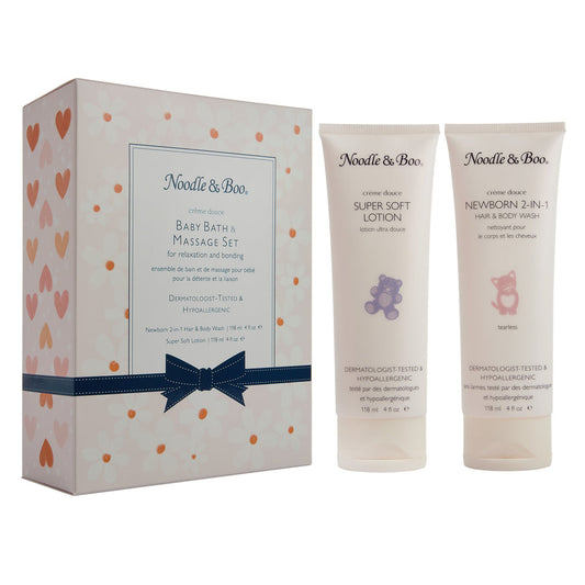 Baby Bath & Massage Set - Crème Douce