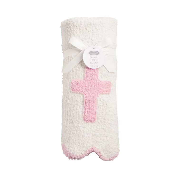 Baby Cross Chenille Blanket