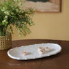 VIDA Bamboo Medium Oval Platter-White
