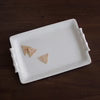 VIDA Bamboo Medium Rectangular Tray-White