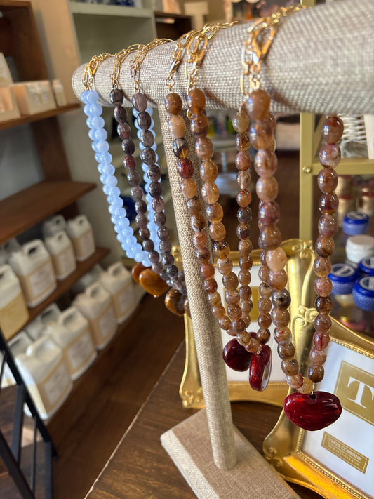 Heart Beaded Necklace