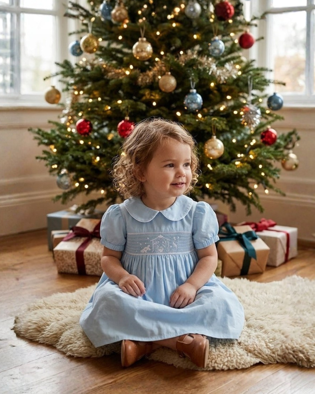Light Blue Nativity Dress