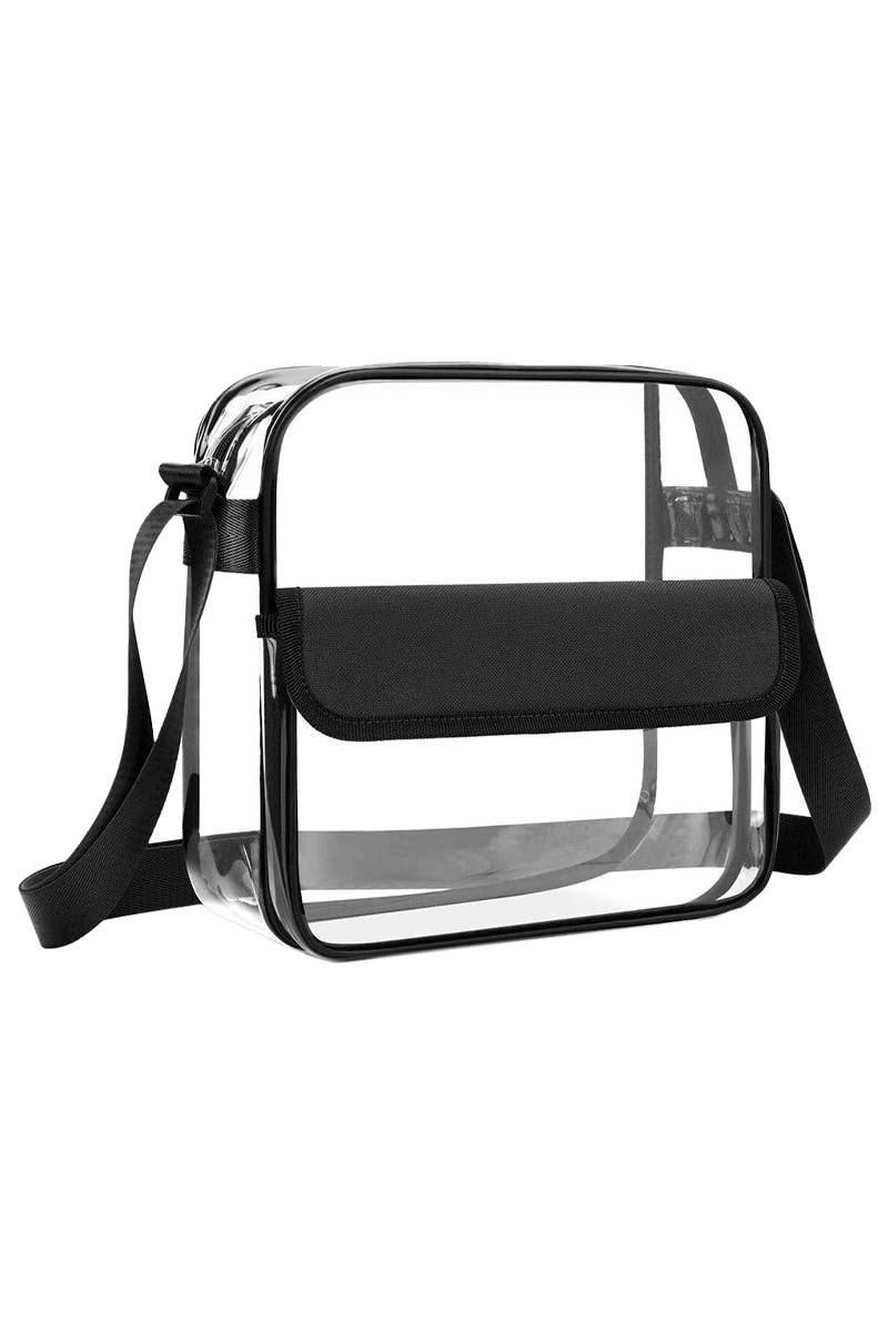Clear Cube Crossbody Purse Bag