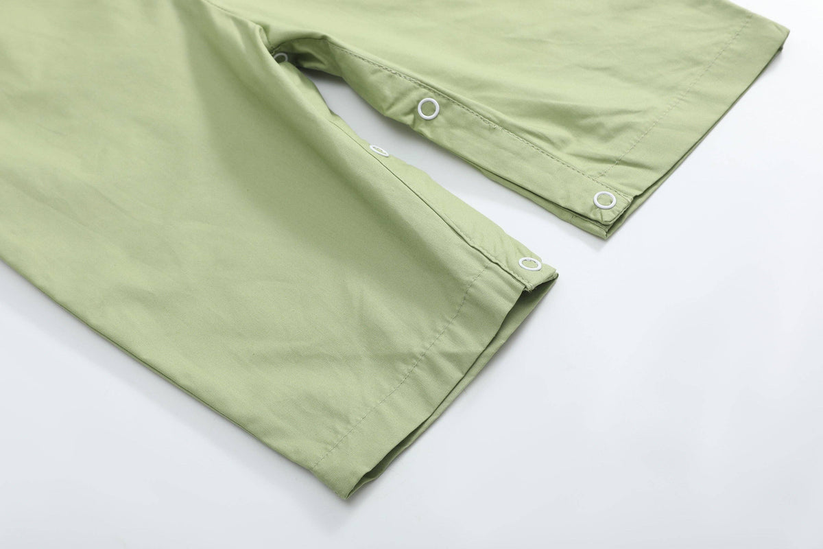 Pistachio Green Mallard Duck Smocked Longalls