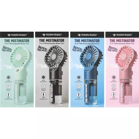 The Mistinator 2-in-1 Rechargeable Water Fan