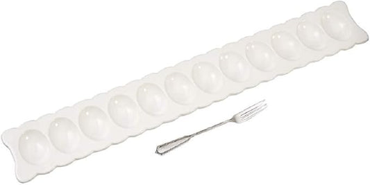 Deviled Egg Tray with  Serving Fork
