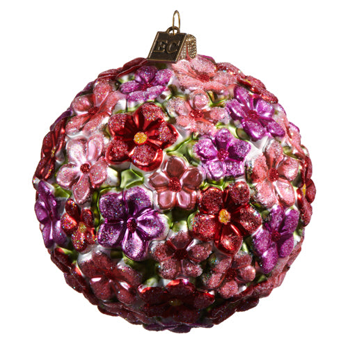 Color Floral Ball Ornament