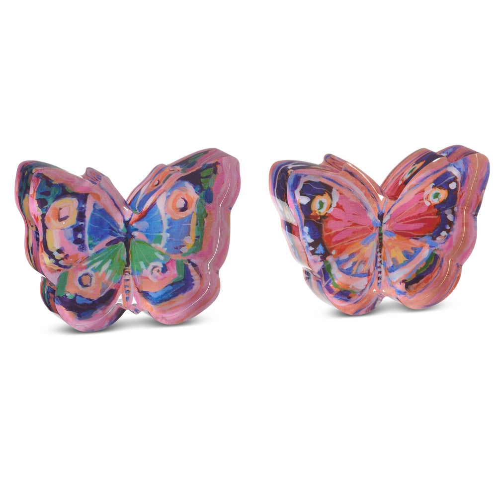 Butterfly Acrylic Lucite Block