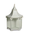 24" White Pagoda Wall Lantern