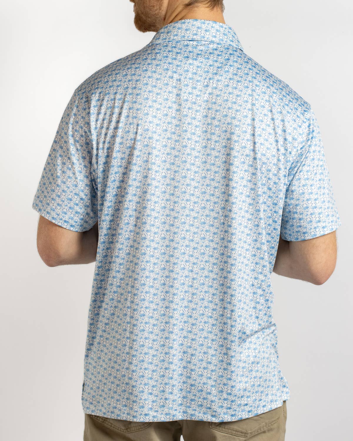 Men's Chesapeake Crab Performance Polo   Blue/White   -Asst.
