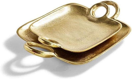 Metropolitan Gold Tray w/ Handles