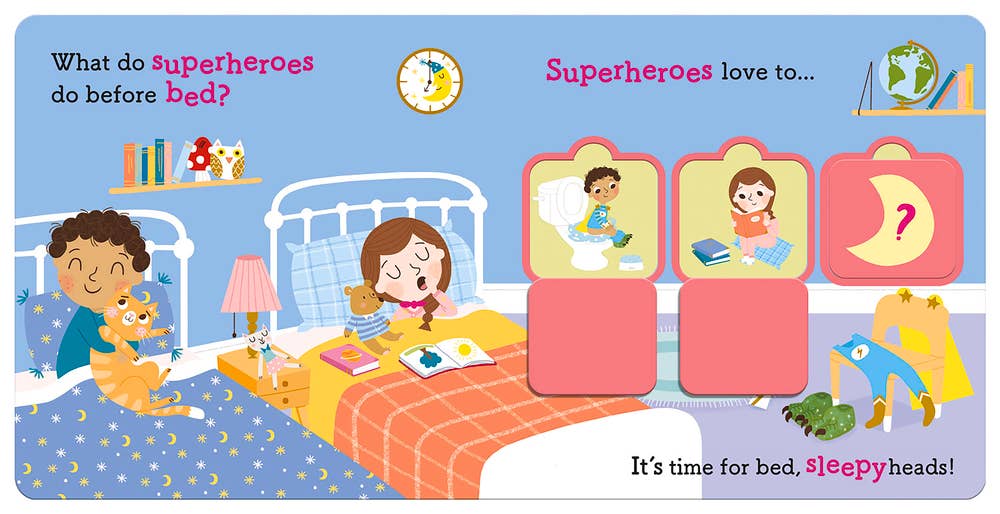 Superheroes LOVE Bedtime!
