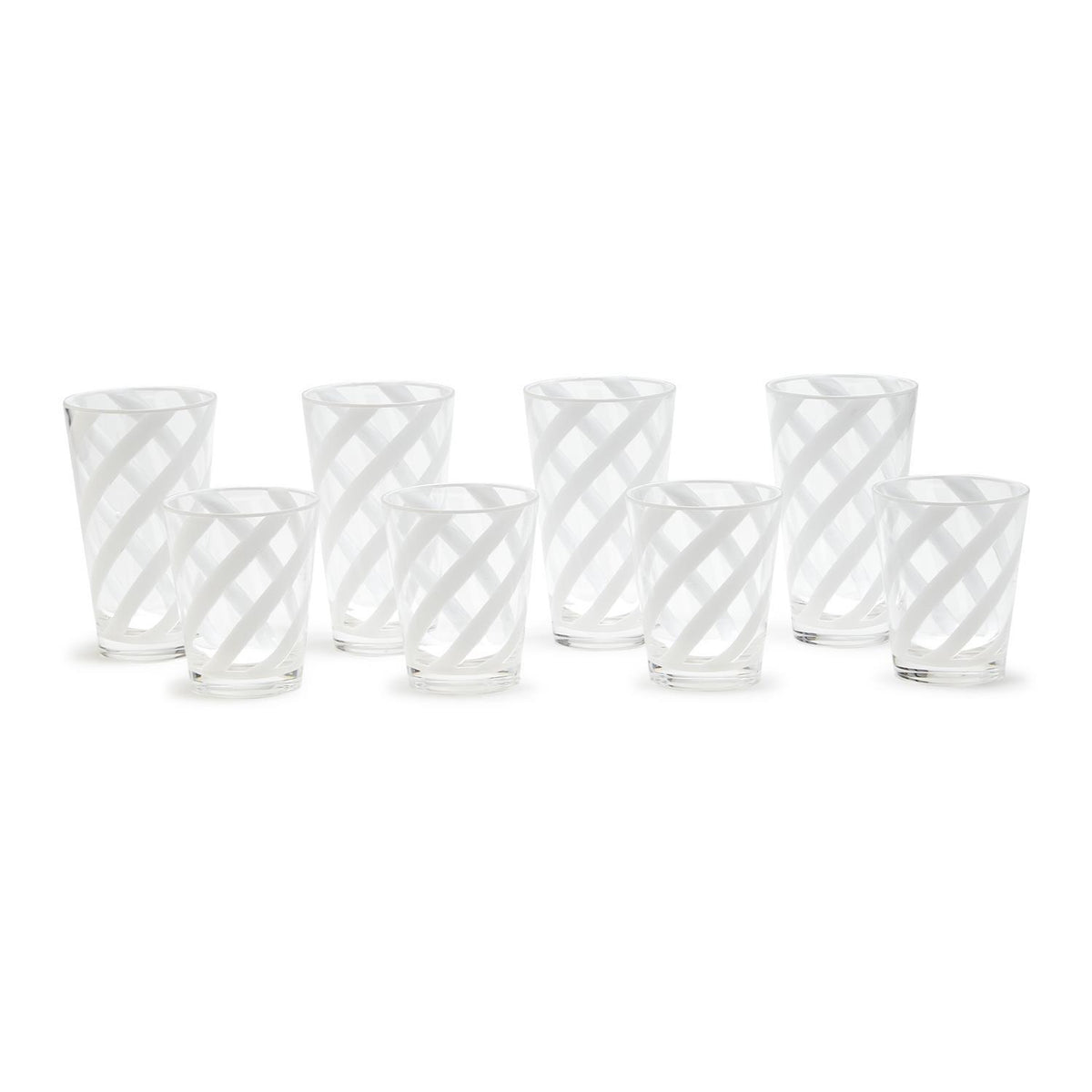 White Drinking Glasses