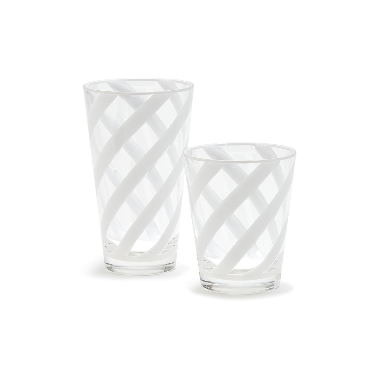 White Drinking Glasses