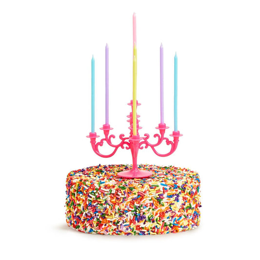 Two's Company Candelabra Cake Topper