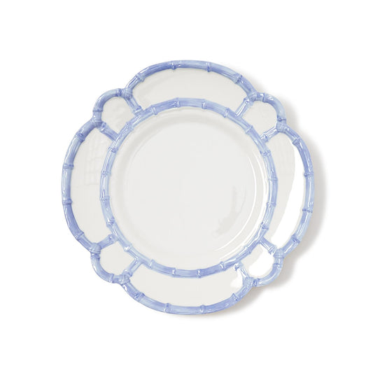 French Blue Bamboo Touch Dinner Plate