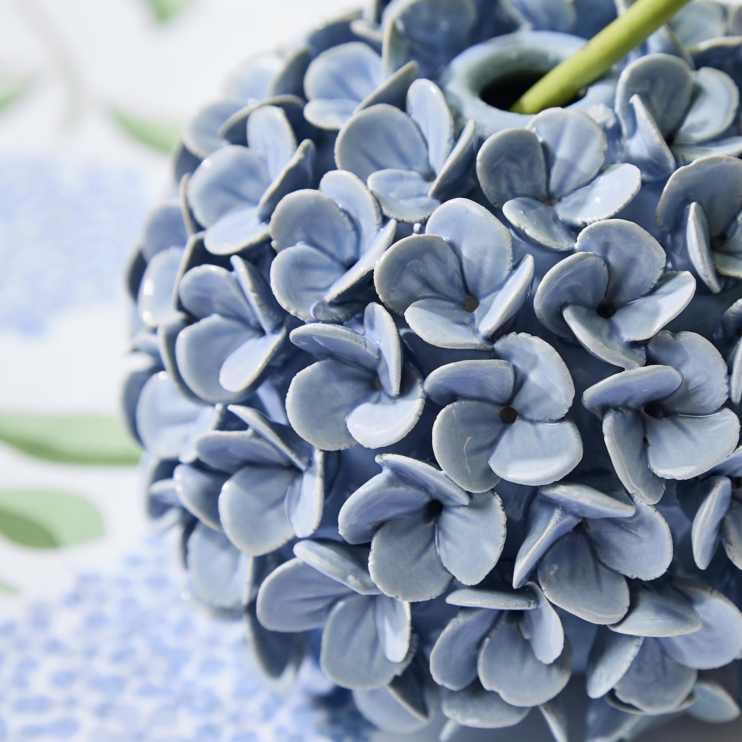 Hydrangea Flower Bud Vase / Taper Candle Holders